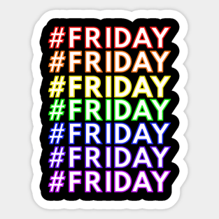 #FRIDAY Sticker